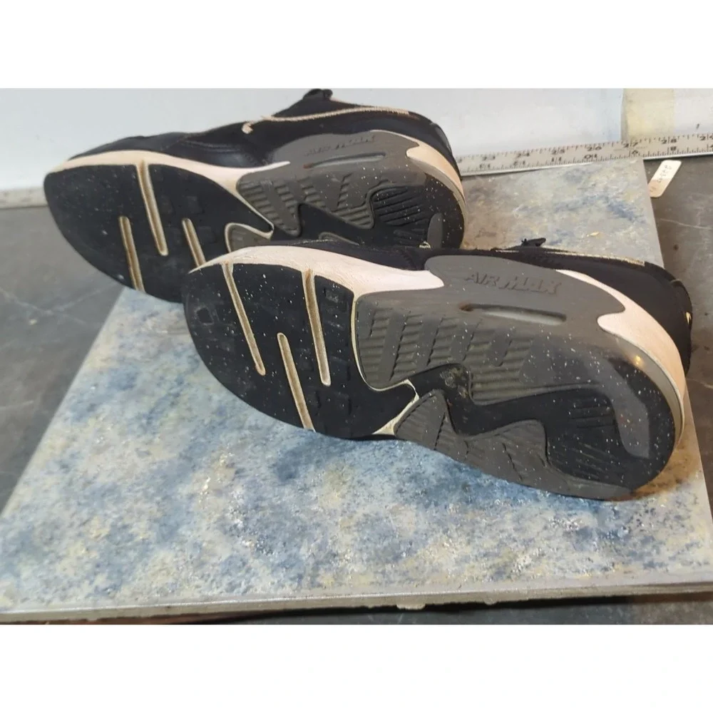 Nike Air Max Plus Tn Shoes Youth Size 4.5Y Black Mesh Sneakers 655020-058